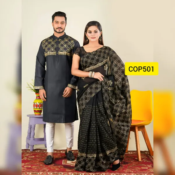 Black Saree & Panjabi